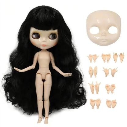 ICY DBS Blyth doll White Skin Glossy face Matte face Joint body with hand set A&B 1/6 bjd suitable diy makeup Special price