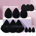 12-Piece All-Purpose Makeup Sponge Set, Made of 3 Loose Powder Puffs, 3 Mini Air Cushion Puffs, 3 Beauty Eggs and 3 Mini Beauty