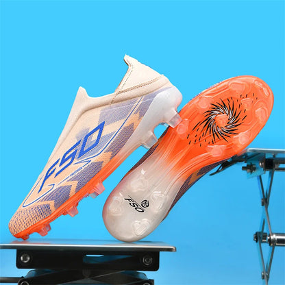 New Men's Soccer Shoes Ultralight Sport Indoor Cleats Fg Turf Grass Adult Non-Slip Non Slip Football Boots Futsal Comfortable