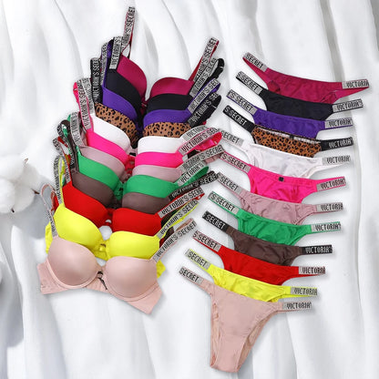Women's Seamless Underwire Bra & Panty Set