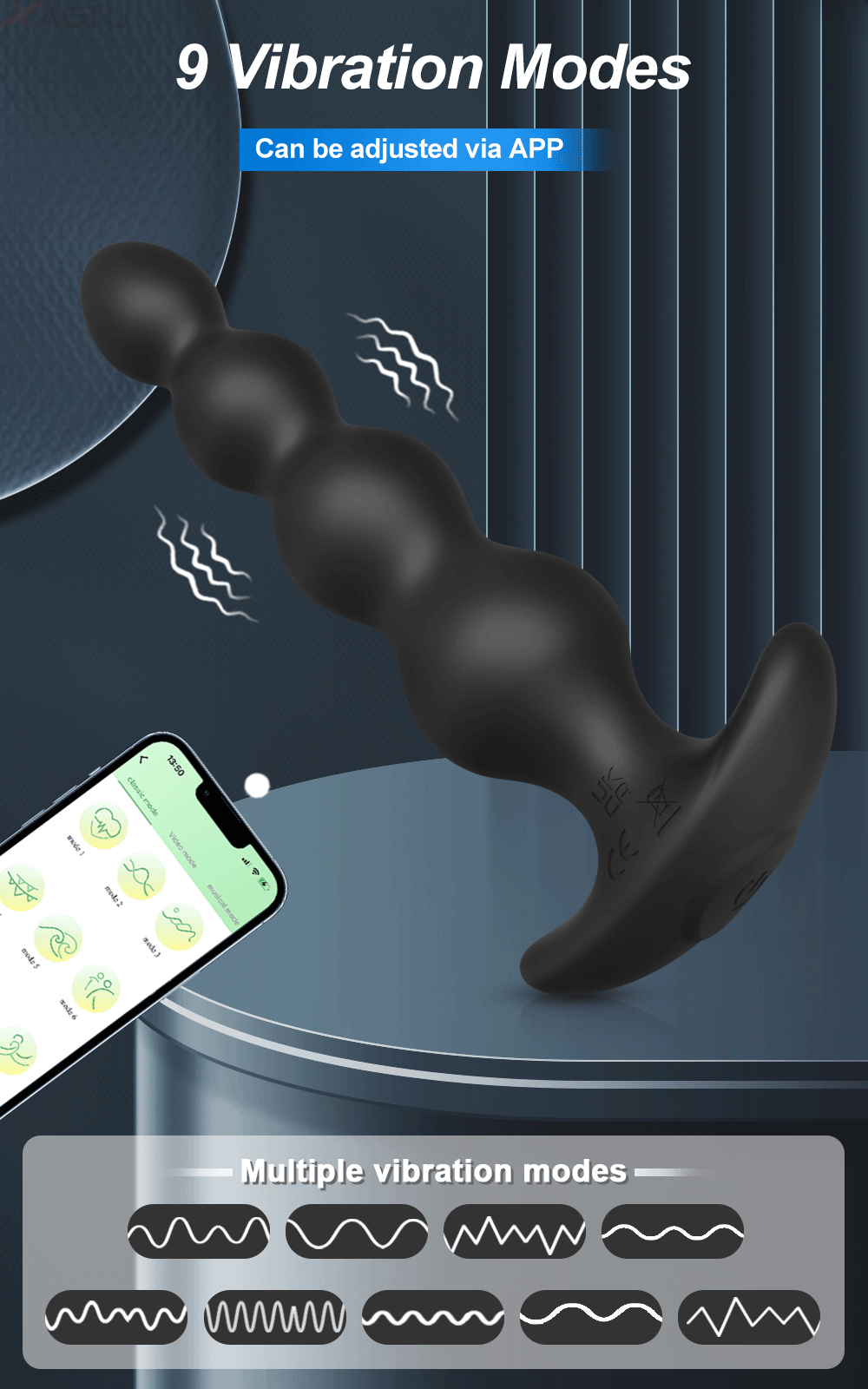 App-Controlled Vibrating Anal Beads