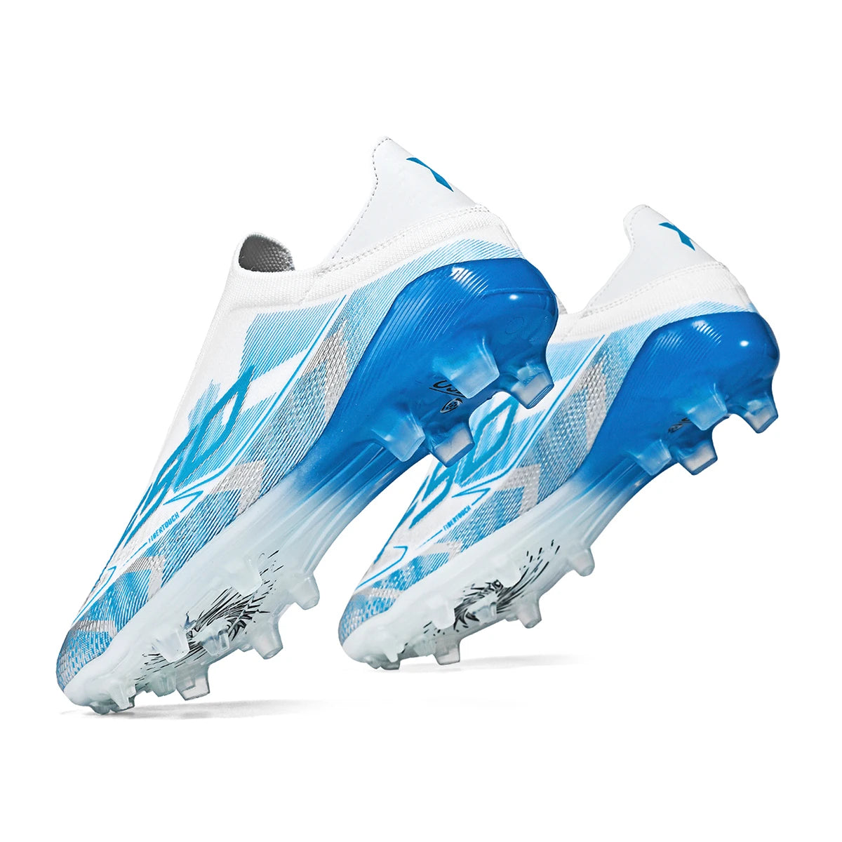 Ultra Light AG FG Football Shoes Sweat-proof PU Fabric Wear-resistant TPU Sole Snug Fit Unisex Natural Grass Practice Sneakers