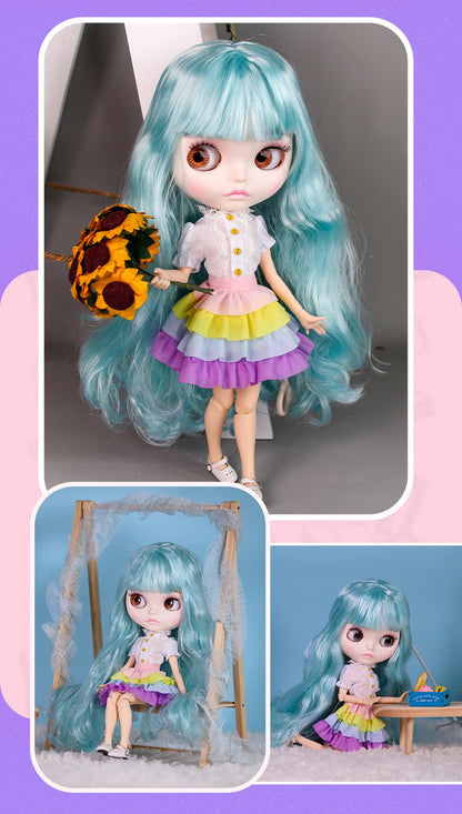 ICY DBS Blyth Doll 1/6 BJD Anime Doll Joint Body White Skin Matte Face Special Combo 30cm TOY