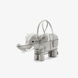 Women's Rhino-Shaped Faux Leather Shoulder Bag – Novelty Handbag, 6 Colors