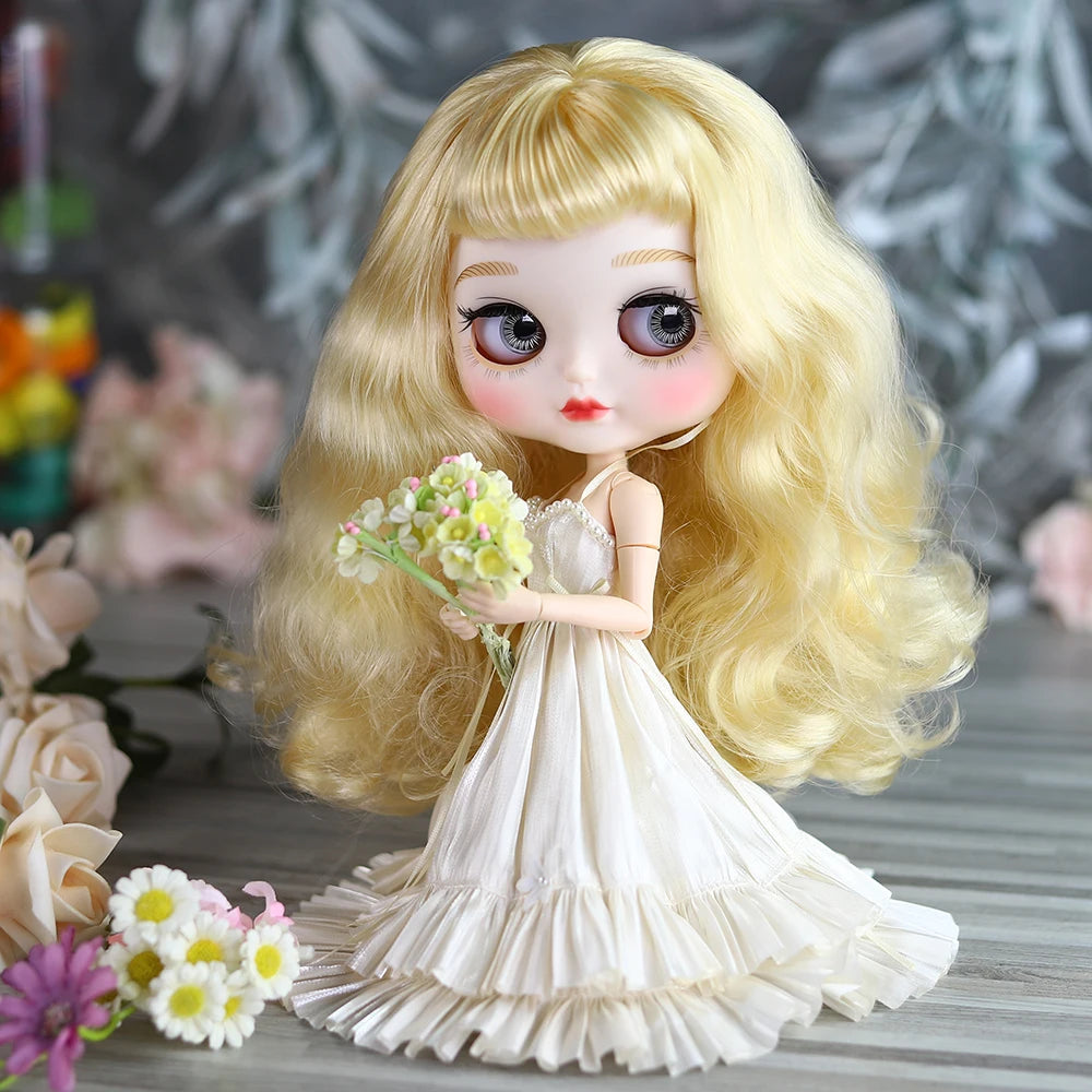 ICY DBS Blyth doll toy Simple Evening Dress Elegant Skirt Anime Costume