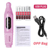 LINMANDA 6 In 1 Electric Nail Drills Kit Remove Polisher Manicure Portable Nail File Nail Drill Equipment  Pen Tools Machine
