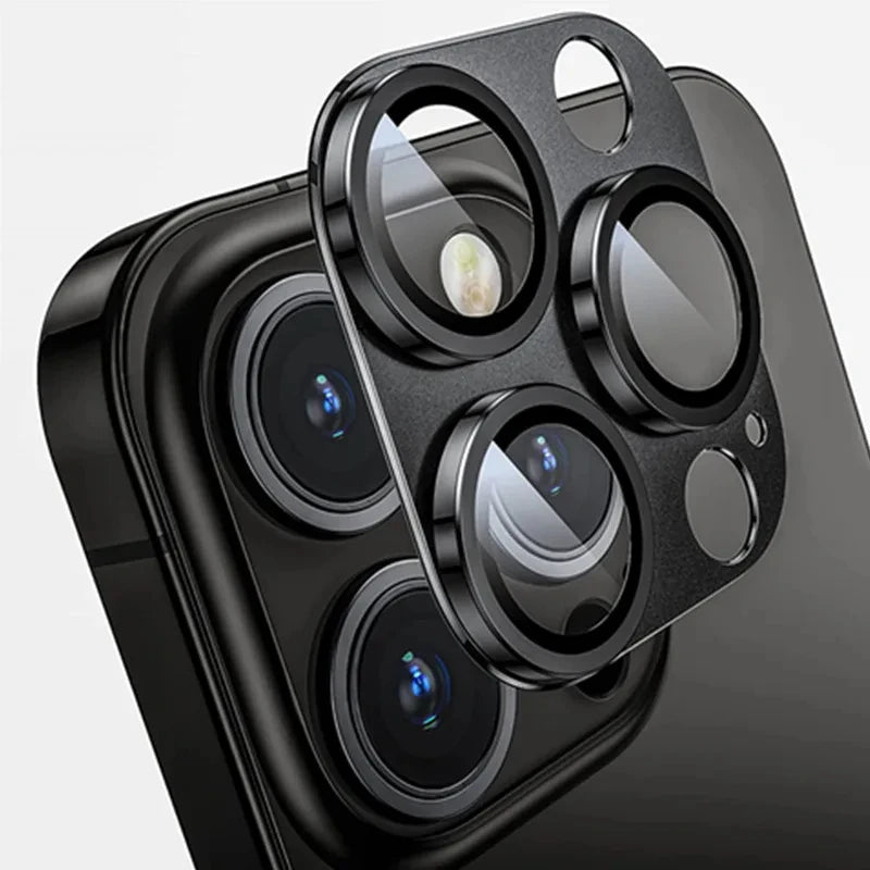 Metal Camera Lens Protector Glass For iPhone 17 Air 16 15 14 Pro Max Lens Funda For iPhone 16 Plus Full Cover Lens Camera Glass
