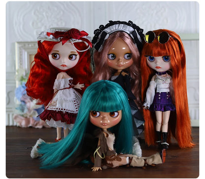 ICY DBS Blyth doll White Skin Glossy face Matte face Joint body with hand set A&B 1/6 bjd suitable diy makeup Special price