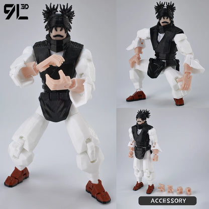 9L3D Printed Anime Jujutsu Kaisen Sukuna Yuji Yuta Satoru Gojo Lucky Dummy 13 Movable Shapeshift Action Figures Mannequin Toys