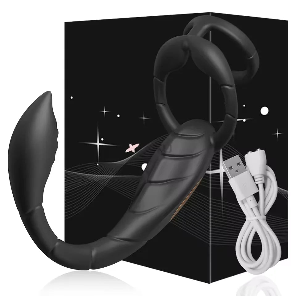 Ring Anal Plug Cock Ring Prostate Vibrator for Male Double Vibrating Delay Ejaculation Male Masturbator Sex Toys for Men