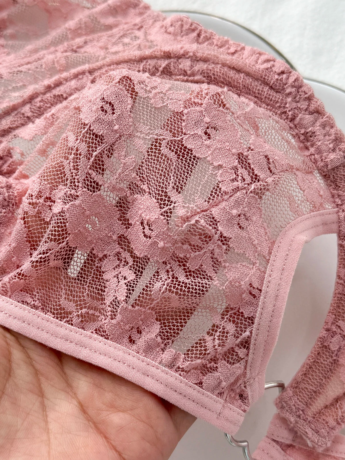 Women's Heart Buckle Bra & Panty Set
