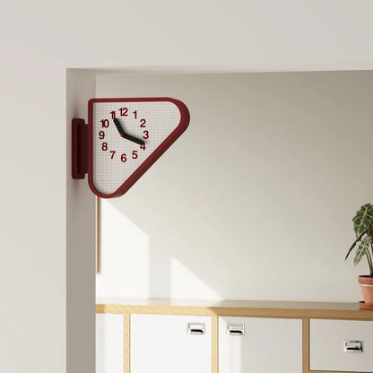 Luxury Triangle Wall Clock Corner Double Sided Wall Clock Creative Art Living Room Clocks Kitchen Bedroom Watch Home Decor