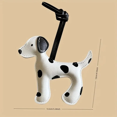 1Pc Cute Dalmatian Dog Charm Suitable for Backpacks, Shoulder Bags, and Various Bag Accessories Ideal Gift for Women