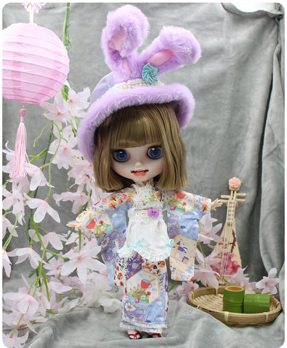 ICY DBS Blyth Doll 1/6 Clothing Joint Body Princess Dress Casual Clothing Toy Gift