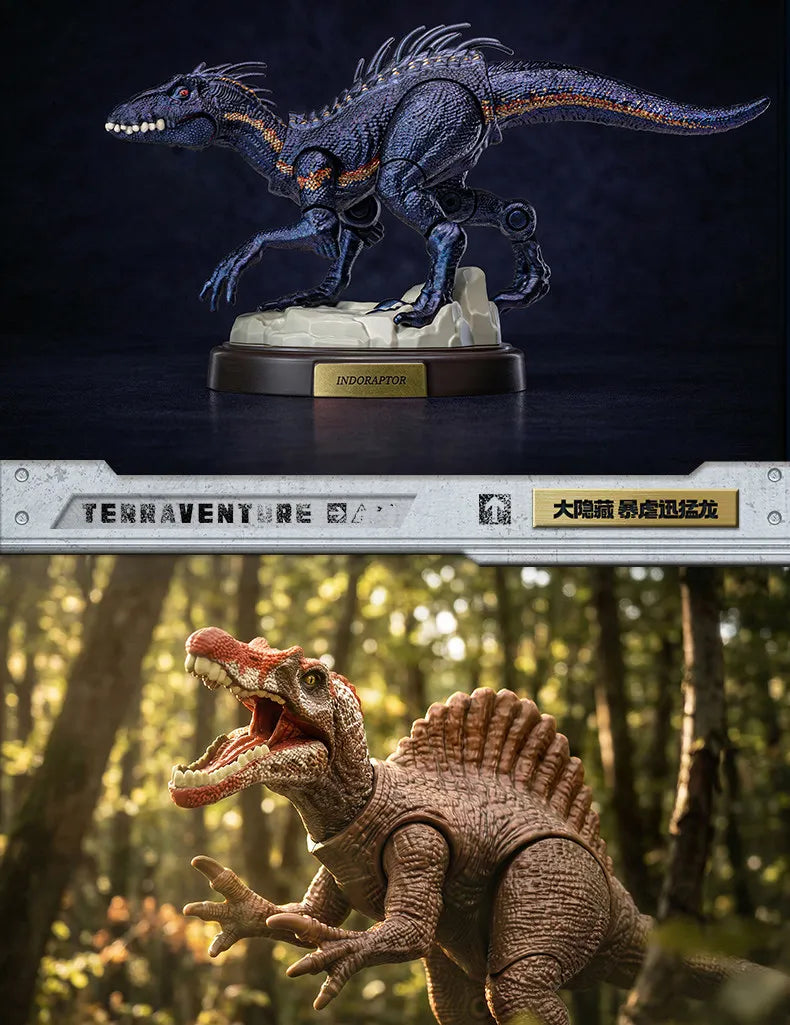 Blokees Jurassic World Dinosaurs Toy Velociraptor Triceratops Indominus T-Rex Model Collection Figure Kids Gift