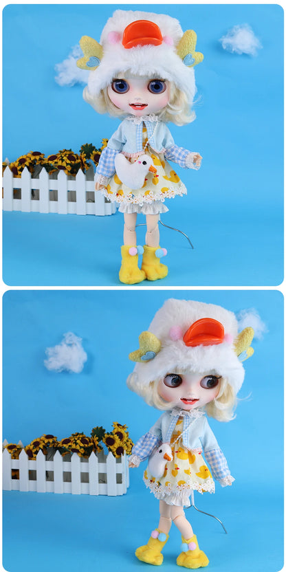 ICY DBS Blyth Doll 1/6 Clothing Joint Body Princess Dress Casual Clothing Toy Gift