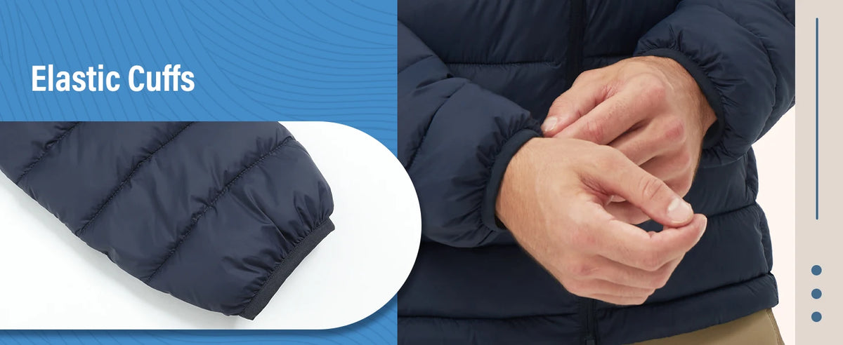 Pioneer Camp Mens Lightweight Packable Puffer Jacket Winter Insulated Puffy Coat Water Repellent Warm Quilted Jackets Travel