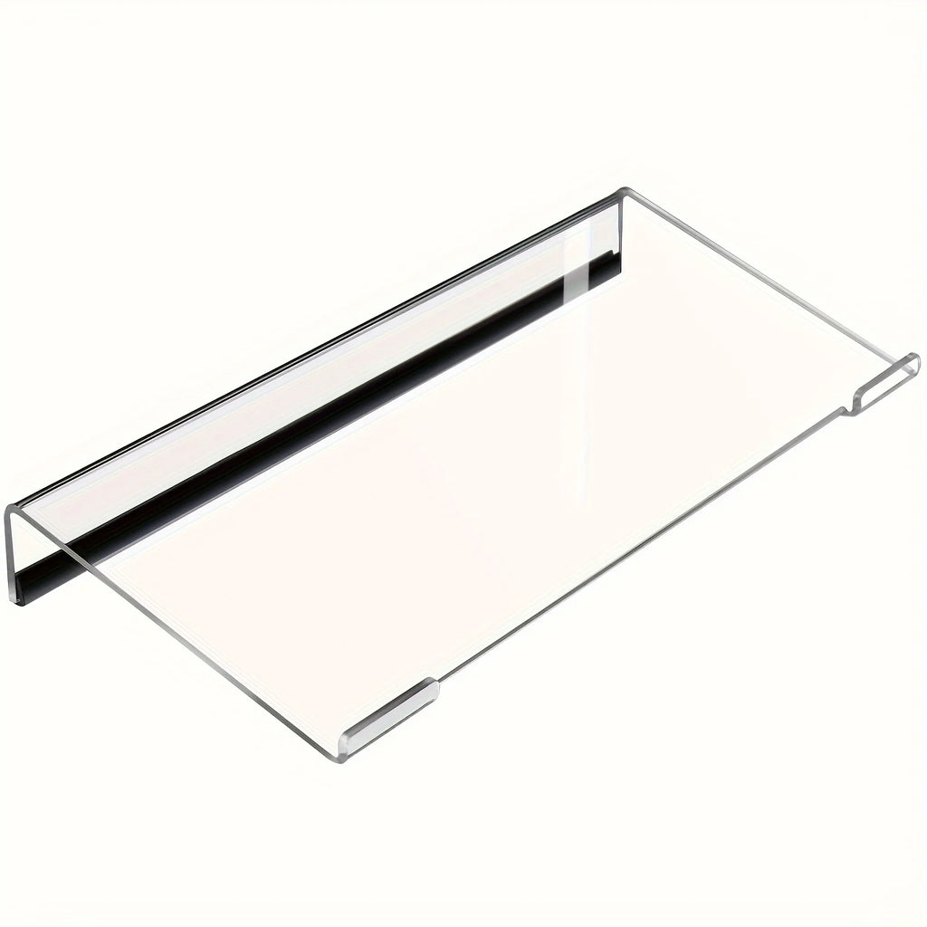1pc Acrylic Keyboard Stand, Compact Desktop Lifter for Keyboard and Mini PC Keyboard Stand