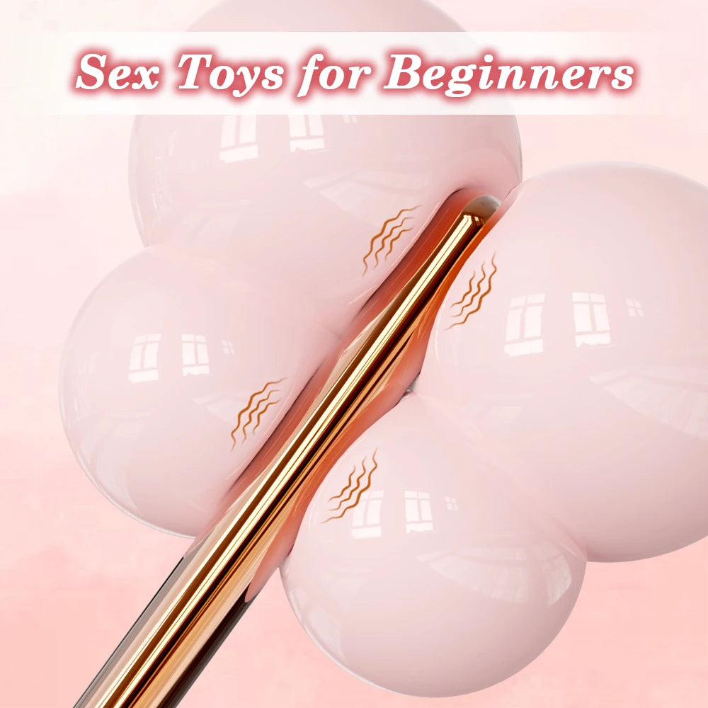 Mini Bullet Vibrator-Adult Toys Female Sex Toys with 10 Vibration G Spot Dildo Clitoral Portable Vibrators for Women & Couples