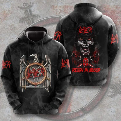 3D Rock Graphic Streetwear Hoodie