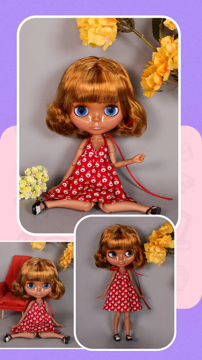 ICY DBS Blyth Doll 1/6 BJD Anime Doll Joint Body White Skin Matte Face Special Combo 30cm TOY