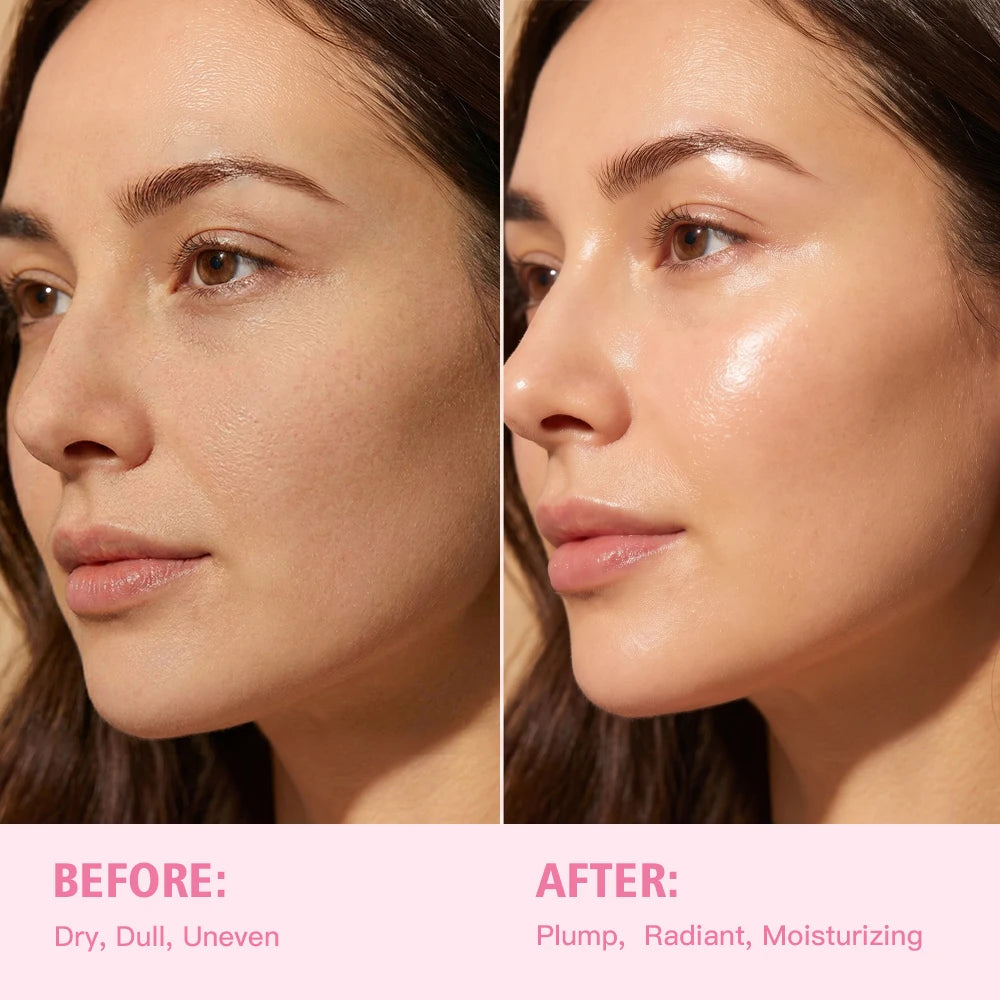 PDRN Pink Collagen Volumer Multi Balm Deep Hydration Plump Smooth Radiant Multi Collagen Stick for Cheeks Eyes Lips Neck Skincare