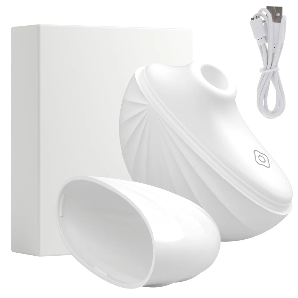 Portable Mini Sucking Vibrator Shell Design Sucker Nipple Stimulator G-spot  Vaginal Pussy Massager Sex Toys Goods For Adults 18