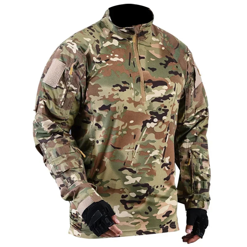UF PRO Pioneer Frog Suit Summer Quick Drying Training Top G3 Tactical Clothing CP Camouflage Bullet Camping and Hunting T-shirt