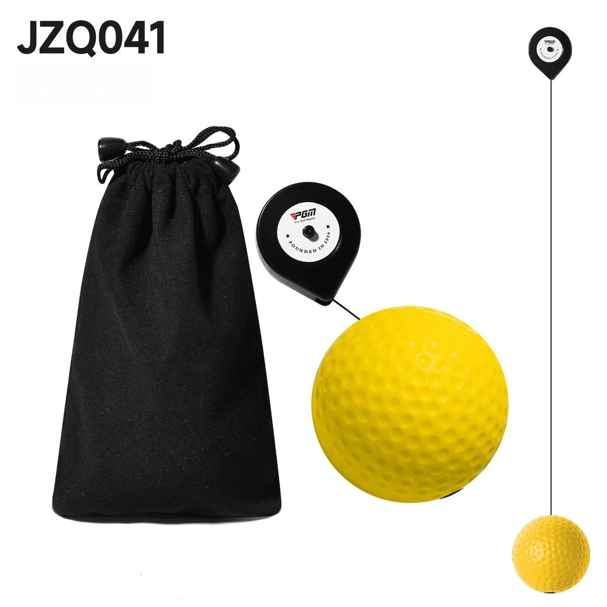 PGM Golf Head Training Ball Stability Improves Hitting Accuracy and Prevents Lateral Movement. Beginner's Trainer JZQ041