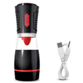 Male Masturbator Sex Toys for Men - Adult Toy with Tongue Licking & Sucking Modes, Blowjob Pocket Pussy Hands Free Sex Machine