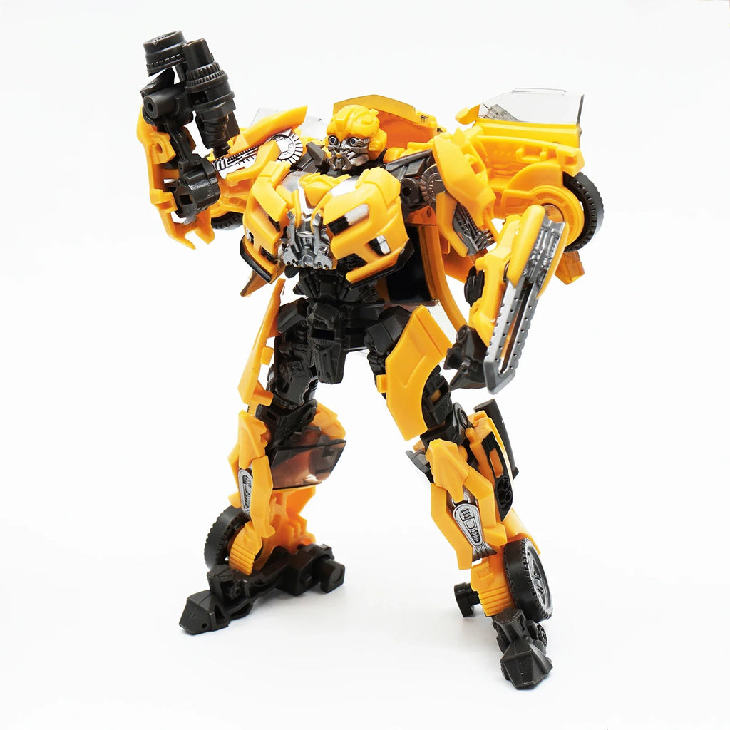 Transformation Robot Toys Car Alloy Plastic Anime Movie Bumblee Action Figure Series Children Birthday Gift