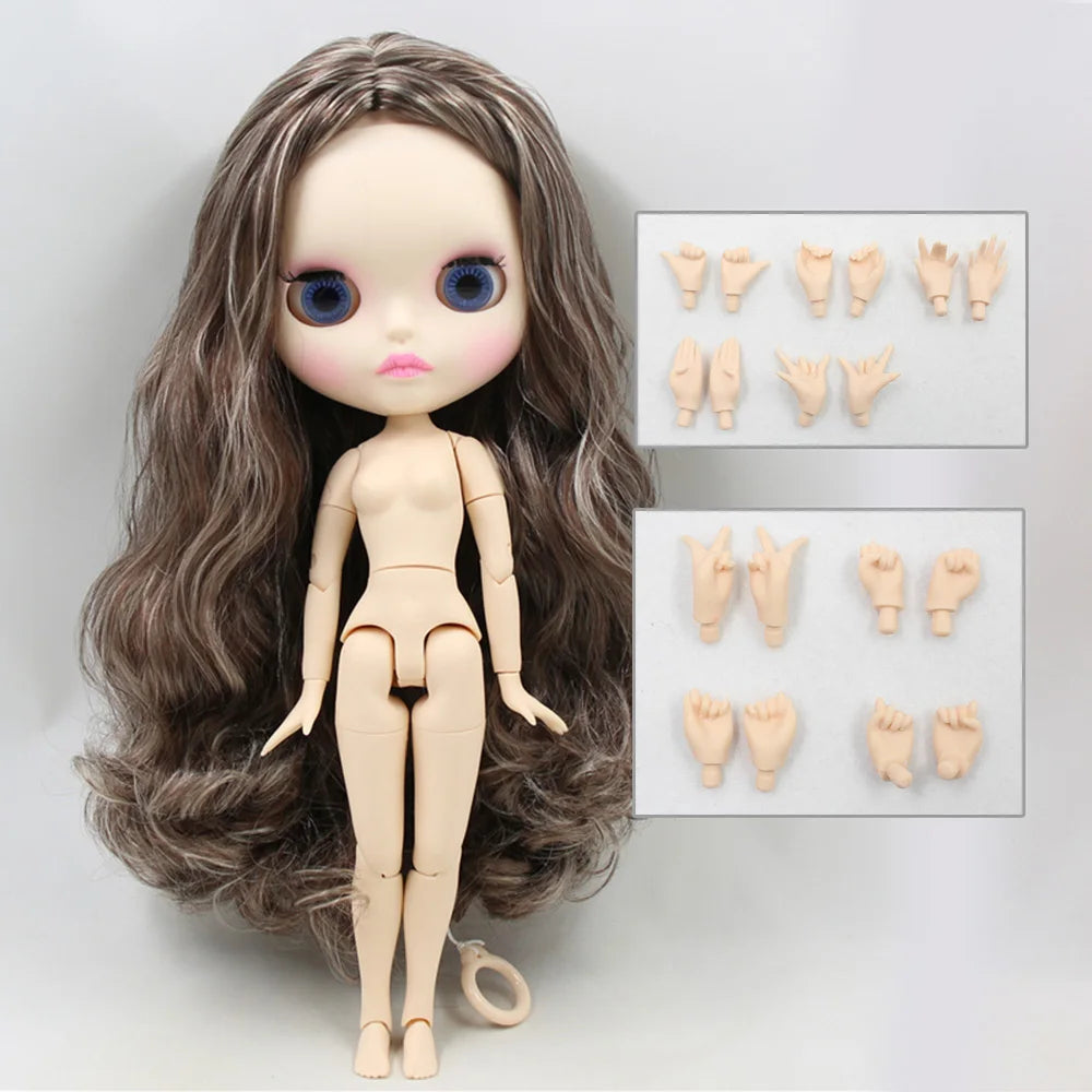 ICY DBS blyth doll 1/6 joint body white skin toy customized doll 30cm bjd random eyes colors anime toy girls gift