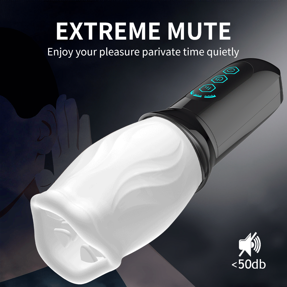 Automatic Male Masturbator Vibration Blowjob Sucking Machine Silicone Vagina Masturbation Cup Sex Toys Adult Goods for Men