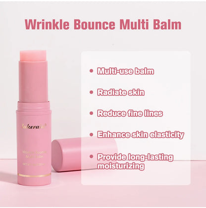 Moisturizing Wrinkle Bounce Multi Balm Stick Deep Hydrating Facial Skin Long-lasting Brightening Collagen Cream Korean Cosmetics