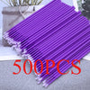 100/500pcs Eyelash Cleaning Brush Lash Extension Micro Cotton Swab Individual Eyelashes Microbrush Beauty Makeup Clean Remover