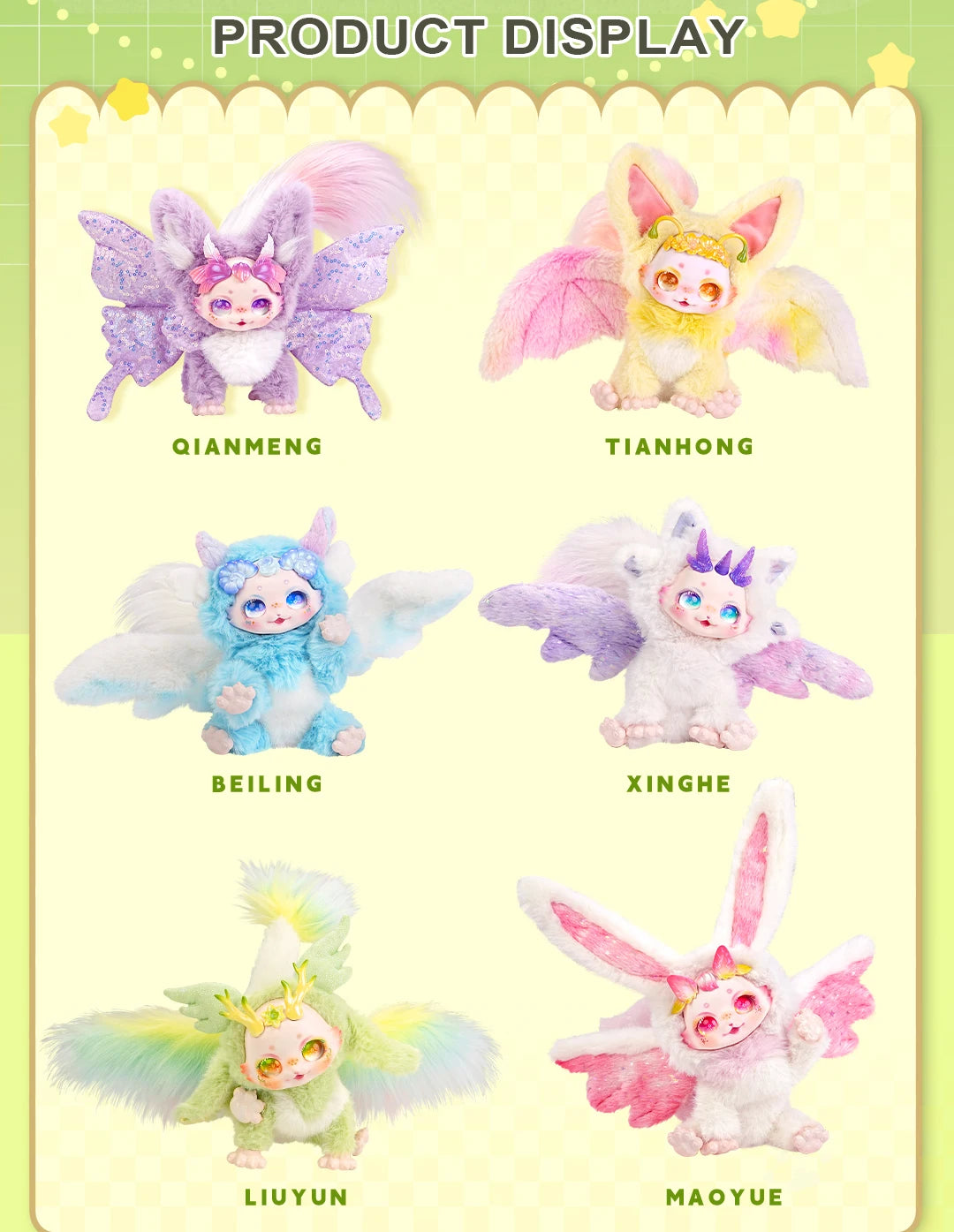 ICY DBS Dream Fairy MayTree OB11 Plush Doll Skeleton Joint Toy Mysterious Surprise Gift Plush Collection Kawaii Toy Gift