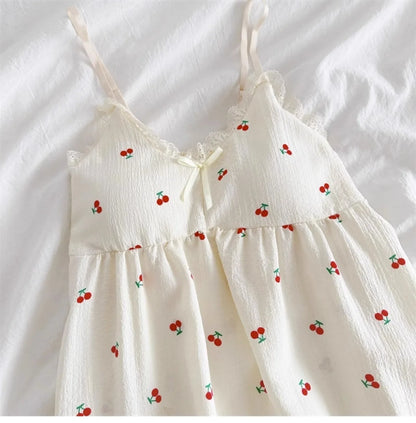 Women's Floral V-Neck Halter Nightgown