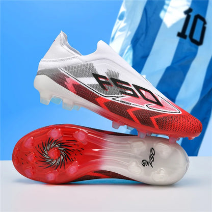 New Men Soccer Shoes Match Adult Cleats Football Boots Breathable Non Slip Training Outdoor Sport Boys Long Spikes Comfortable