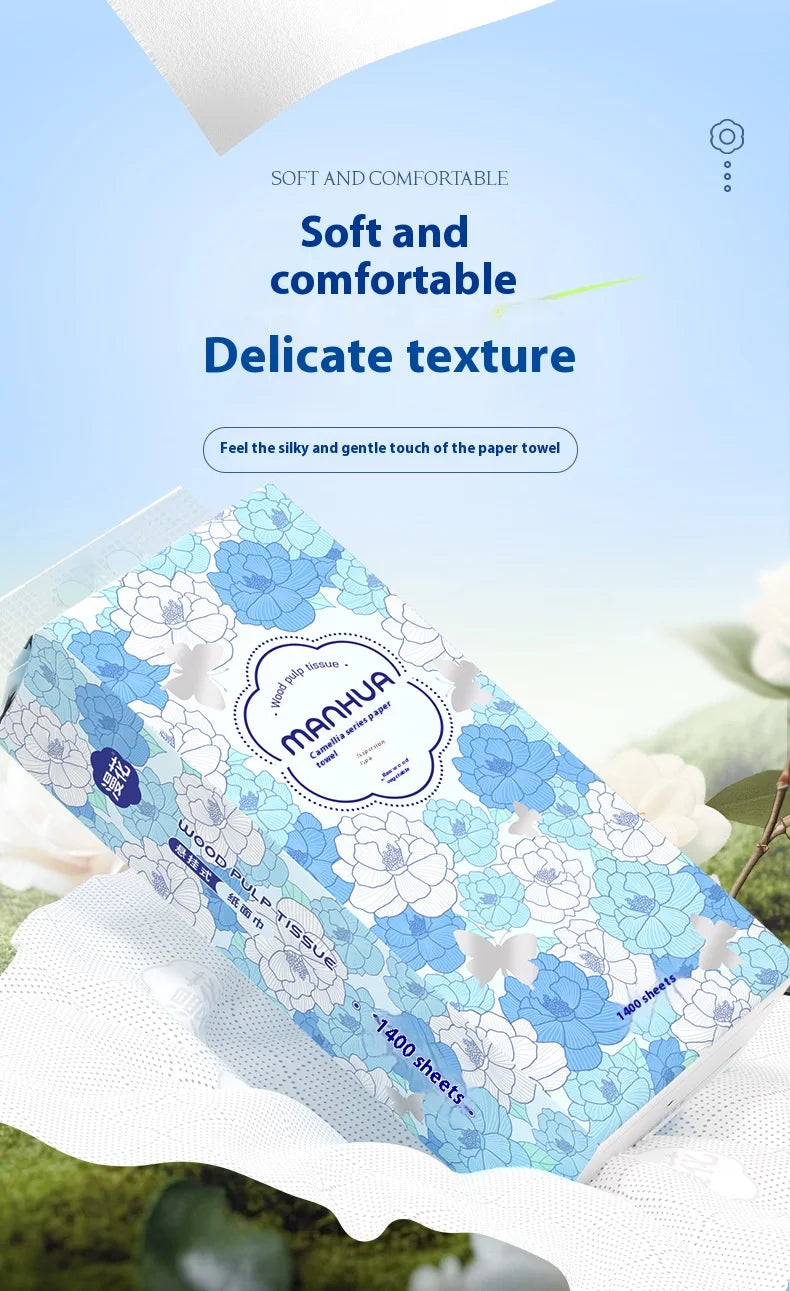 4-Layer Household Paper Tissue Pack