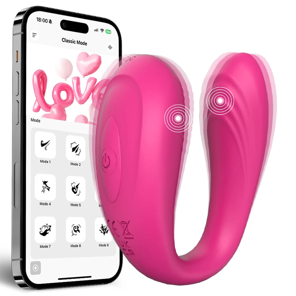 App-Controlled Wearable Couples Vibrator
