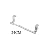 Towel Rack Over Door Stainless Steel Towel Bar Storage Organizer Bathroom Kitchen Cabinet Door Hanging Towel Rack