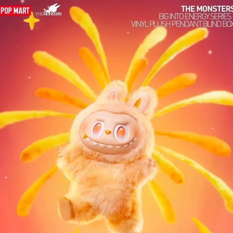 POP MART LABUBU THE MONSTERS 3.0 Big into Energy Blind Box Dynamic Vinyl Plush Guess Bag Playful Mystery Treasure Gift