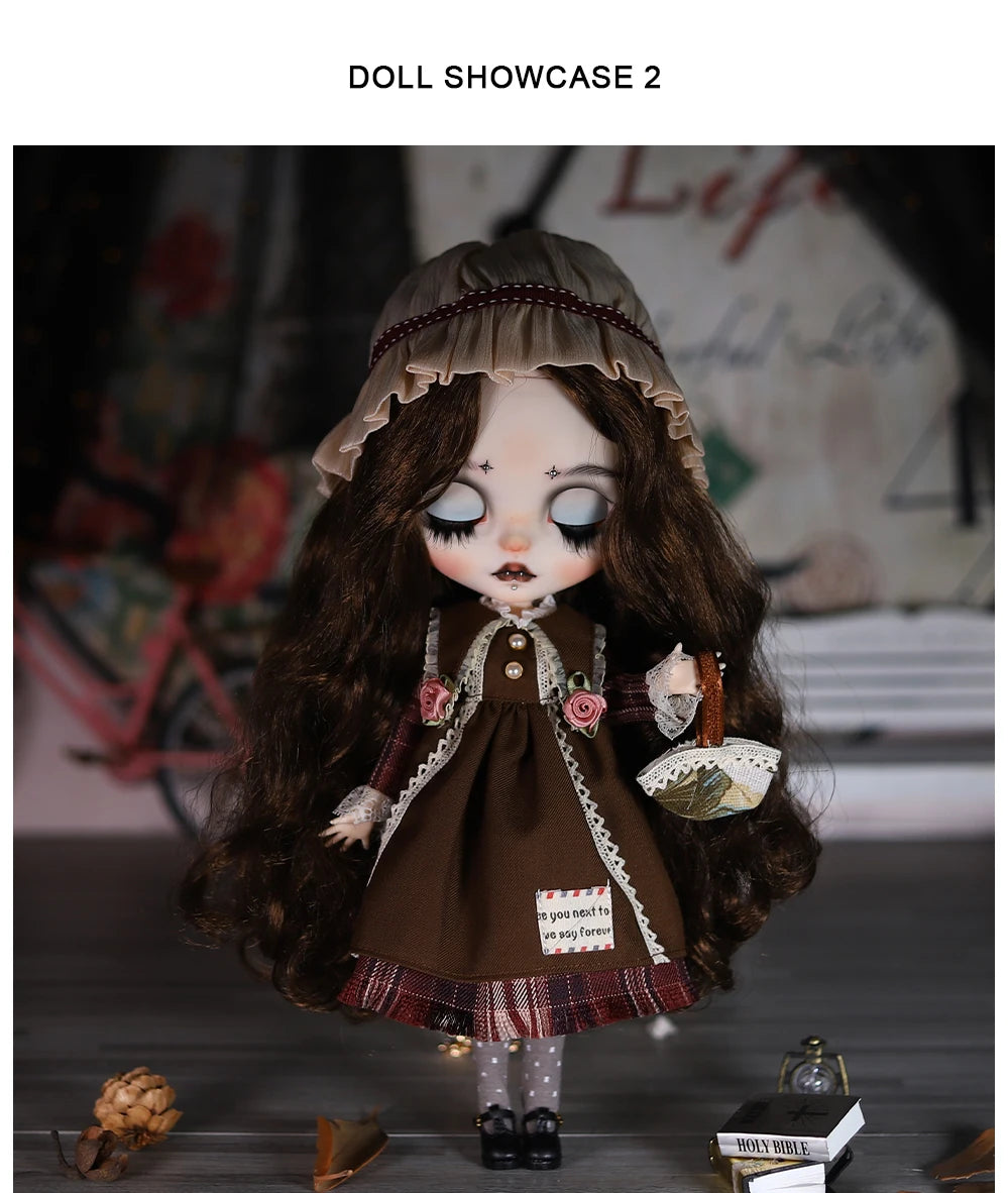 ICY DBS Blyth 1/6 doll hand-painted set double eyelids long eyelashes sleepy eyes doll set SD