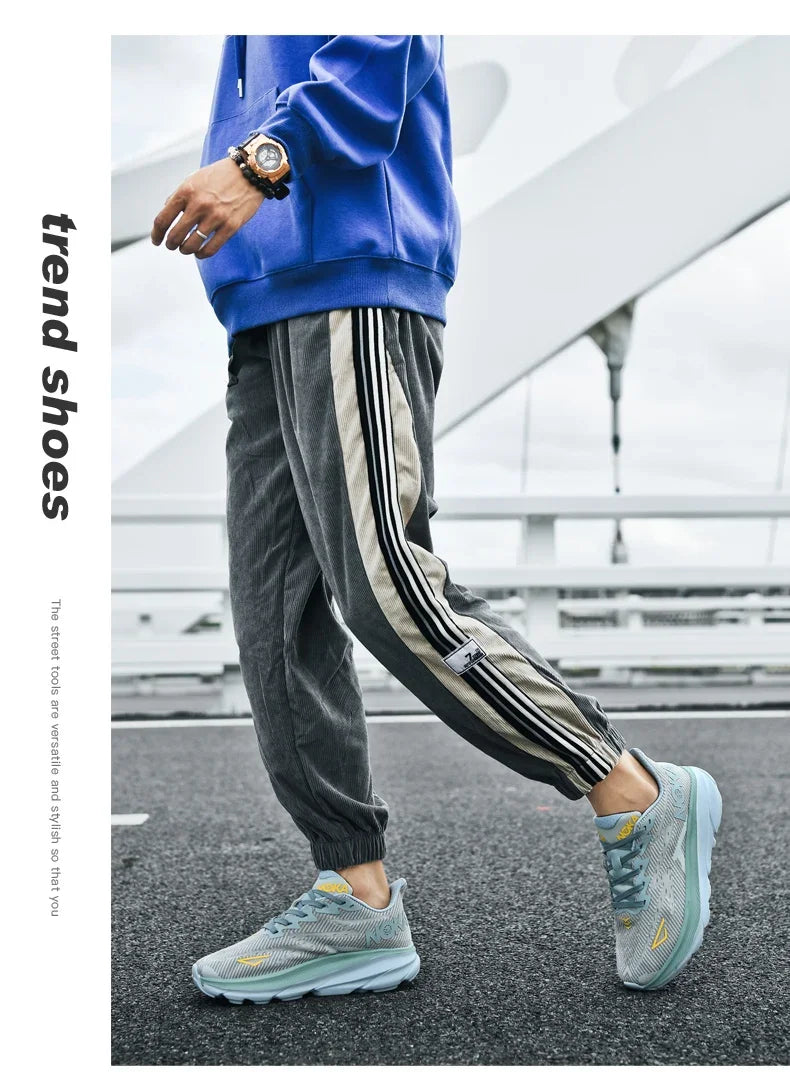 Men's Running Shoes Luxury Shoes Trainer Race Jogging Cushioning Outdoor Breathable Couple Non-Slip Sneakers Mesh Off-road Shoes