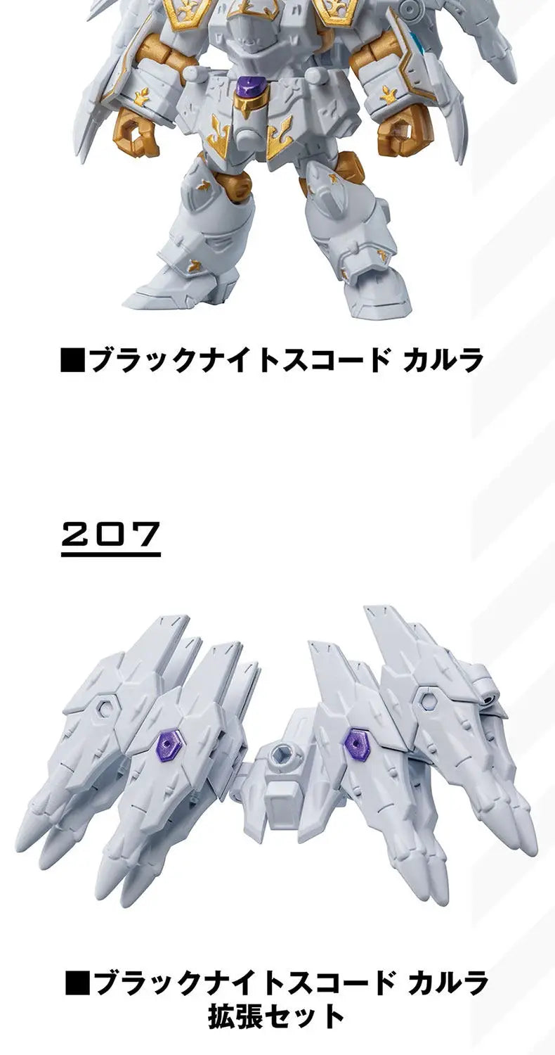 Bandai Gashapon Mobile Suit Ensemble (MSE) Gundam RX-78-2 Strike Hi-Nu Wing Astray ZZ Barbatos Assemble Model Kit Toy