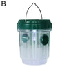 Solar Powered LED Insect Killer Mosquito Zapper Outdoor Hanging Trap Safe Non-Toxic Reusable Lamp Light Trap Pest Control Light