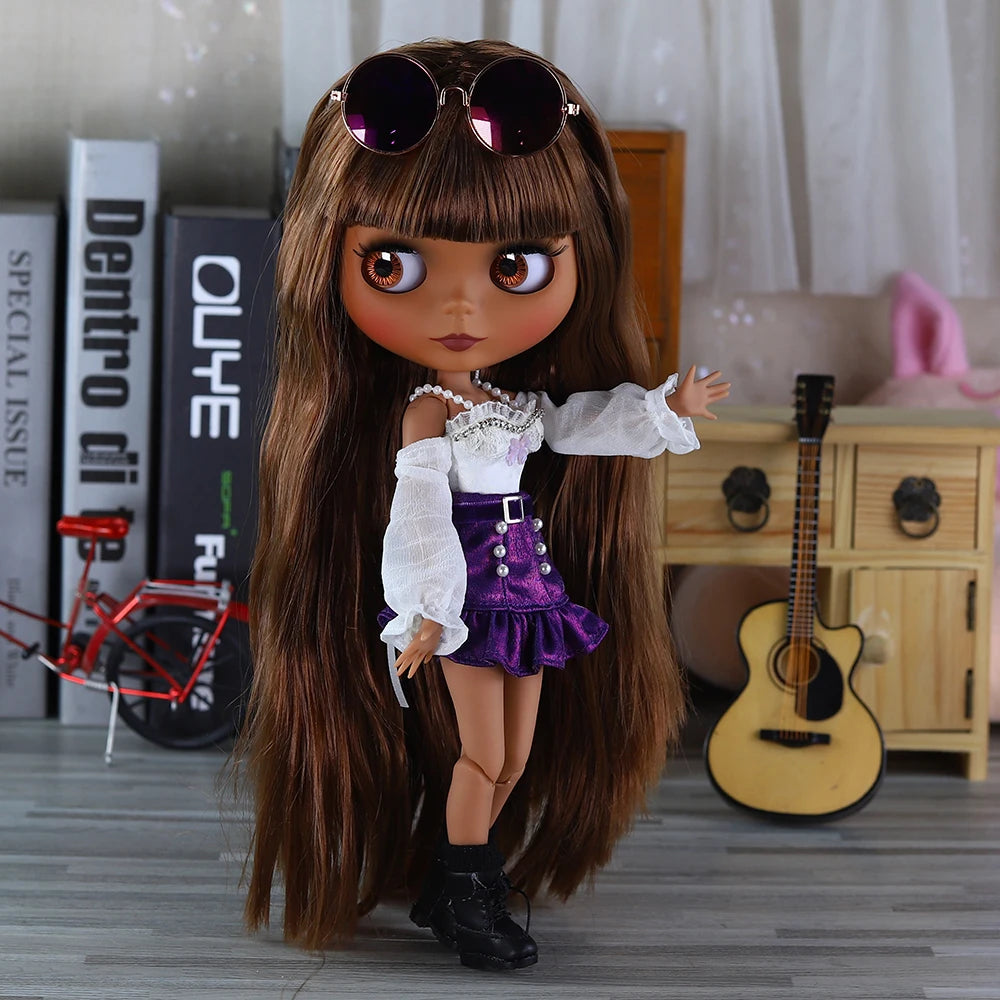 ICY DBS Blyth Doll 1/6 BJD Toy  Joint Body Set for Special Sale Random Eyes 30cm Anime Girl Gift