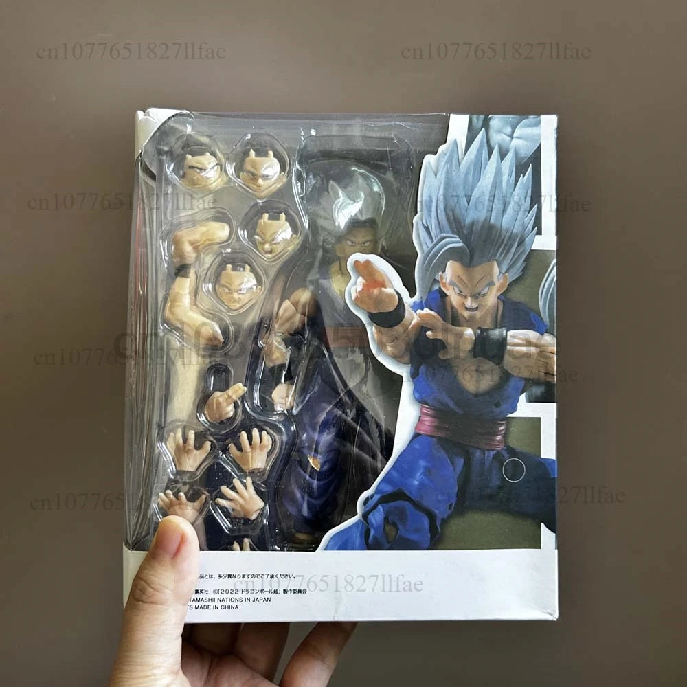 Dragon Ball Wild Beast Son Gohan Shf Exclusive CJ Edition Shf Son Gohan Beast Action Figure Model Toys Joint Movable Room Decor