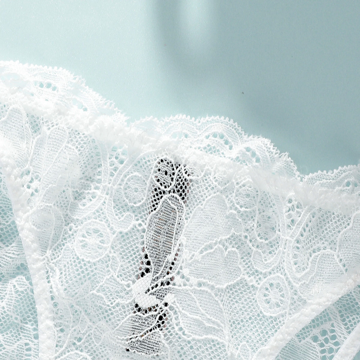 Women's Eyelash Lace Thong Panty