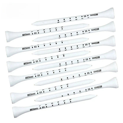 50pcs Golf Tees Durable Wooden Seats Stabilizes Ball On The Course to Maintain a Perfect Tee Level Improve Accuracy D7